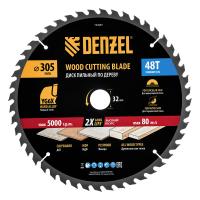 Пильный диск по дереву ф305 х 32 мм, 48 зубьев Denzel