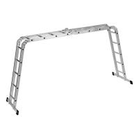 Лестница шарнирная алюминиевая, 2 х 4 + 2 х 5, Сибртех купить в Москве с доставкой по всей России | ProtosMarket.ru
