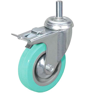 Колесо аппаратное поворотное SCtgb 93 75 мм с болтом и тормозом (N) по ценам производителя в Москве с доставкой по всей России