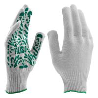 Перчатки садовые х/б, ПВХ покрытие, "Летний сад", 10 класс Palisad