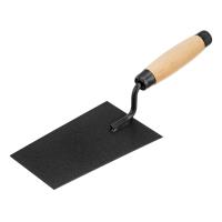 Кельма отделочника, стальная, деревянная усиленная ручка