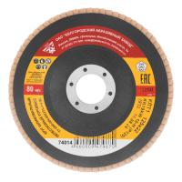 Круг лепестковый торцевой КЛТ-1, зернистость P 120(10Н) 125 х 22.2 мм, "БАЗ"