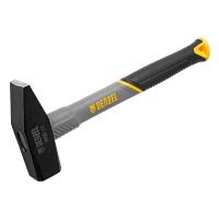 Молоток слесарный, 1000 г, кованый, фибергласовая рукоятка c TPR покрытием Denzel купить в Москве с доставкой по всей России | ProtosMarket.ru