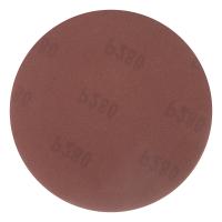 Круг абразивный на ворсовой подложке под "липучку", P 280, 125 мм, 10 шт Matrix