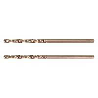 Сверло по металлу, 2 мм, HSS Co-8%, 2 шт.// Denzel