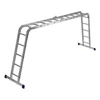 Лестница шарнирная алюминиевая, 4 х 5 ступеней, Сибртех купить в Москве с доставкой по всей России | ProtosMarket.ru