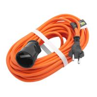 Удлинитель-шнур силовой 15 м, 10A, тип УХ10, 1 розетка, Сибртех