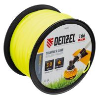 Леска для триммера звезда, 3,0мм х 166м, на DIN катушке FLEX CORD Denzel