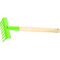 Грабли витые 8-зубые, 160х390 мм, стальные, деревянная рукоятка Palisad