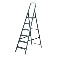 Стремянка 6 ступеней, компактная, стальная Сибртех