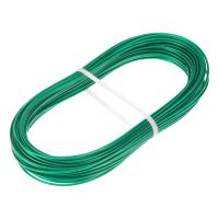 Трос металлополимерный зеленый ПР-2.0, толщина 2.0 мм, моток 20 метров Сибртех