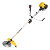 Триммер бензиновый DT-52E, 52 см3, неразъемная штанга, электростартер, состоит из 2 частей Denzel купить в Москве с доставкой по всей России | ProtosMarket.ru