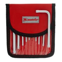 Набор ключей имбусовых Torx -Torx Tamper: 9 шт, T10-T50, CrV, коротких, с сатиновым покрытием, чехол Matrix купить в Москве с доставкой по всей России | ProtosMarket.ru