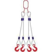 Строп канатный 4СК, с 4 крюками 25Т x 3,5М