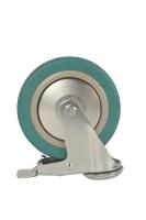 Колесо аппаратное поворотное SChgb 55 125 мм под болт с тормозом (N) купить в Москве с доставкой по всей России | ProtosMarket.ru