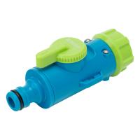 Адаптер штуцерный 3/4'', быстросъемный, с переключателем, LUXE Palisad