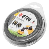 Леска для триммера двухкомпонентная звезда, 2,7мм х 15м, блистер EXTRA CORD Denzel