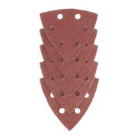 Треугольник абразивный на ворсовой подложке под "липучку", перфорированный, P 100, 93 мм, 5 шт Matrix