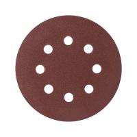 Круг шлифовальный PATRIOT на липучке, 125мм, Р120, 8 отверстий, 5 шт