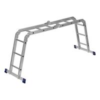Лестница шарнирная алюминиевая, 4 х 3 ступени, Сибртех