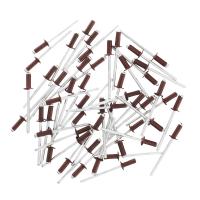 Заклепки 4.0 х 10 мм RAL 3005, красное вино, 50 шт Matrix