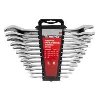 Набор ключей рожковых 12 шт, (6-32мм) CrV, EllipticaL зеркальное хромирование Matrix купить в Москве с доставкой по всей России | ProtosMarket.ru