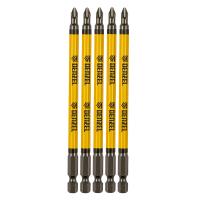 Бита PH2х127, сталь S2, цилиндр., 5шт. Е 6,3 Denzel