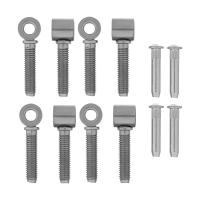 Петля ввертная ПВВ-2, цинк, 4 шт, (Металлист)