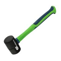 Киянка резиновая, 225 г, черная резина, фибергласовая рукоятка Сибртех купить в Москве с доставкой по всей России | ProtosMarket.ru