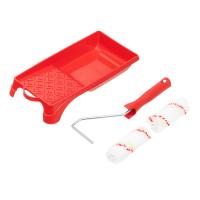 Малярный набор для работ с эмалями: кювета 150 мм х 290 мм и мини-валик 110 мм Сибртех купить в Москве с доставкой по всей России | ProtosMarket.ru