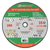 Круг шлифовальный, 200 х 20 х 16 мм, 63С, F60, (K, L) "Луга"