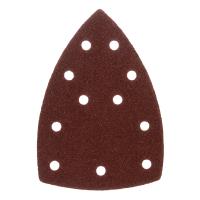 Треугольник абразивный на ворc. подложке под "липучку", перф., P 60, 150х150х100 мм, 5 шт. Denzel