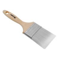 Кисть плоская Platinum 3", искусственная щетина, деревянная ручка MTX