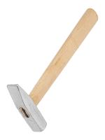 Молоток слесарный, 400 г, квадратный боек, деревянная рукоятка