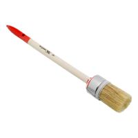 Кисть круглая, Профи №6 (30 мм) натуральная щетина, деревянная ручка MTX