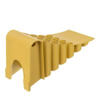 Упор противооткатный для грузового транспорта, ЖЕЛТЫЙ, 35 т, 438х200х205 мм Stels купить в Москве с доставкой по всей России | ProtosMarket.ru
