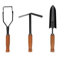 Набор садового инструмента, деревянные рукоятки, 3 предмета Palisad