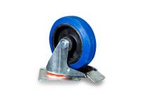 Колесо поворотное резина SRCLb 55 125 мм с тормозом (F) купить в Москве с доставкой по всей России | ProtosMarket.ru