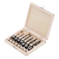 Набор сверл зенкеров по дереву, 3-10 мм, 7 шт // Denzel