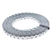 Лента перфорированная вентиляционная, "волна", 0.55 мм, LP VLN 1.2 см х 25 м, цинк Сибртех