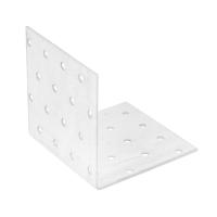 Крепежный уголок равносторонний 2 мм, KUR 80 х 80 х 80 мм Сибртех