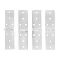 Петля карточная, 140 х 34 мм, цинк, 4 шт, (Металлист)