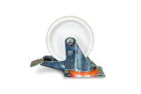 Колесо поворотное полипропилен SRCnb 63 160 мм с торозом (N) купить в Москве с доставкой по всей России | ProtosMarket.ru