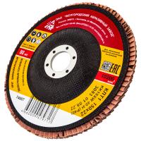 Круг лепестковый торцевой КЛТ-1, зернистость Р40(40Н) 150 х 22.2 мм, "БАЗ"