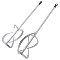 Комплект насадок для строительного миксера, 2шт., 220х560 мм, оцинкованные, хвостовик HEX13 Denzel купить в Москве с доставкой по всей России | ProtosMarket.ru