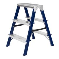 Стремянка двусторонняя 3 ступени, стальная, Сибртех купить в Москве с доставкой по всей России | ProtosMarket.ru