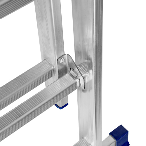 Лестница, 2 х 12 ступеней, алюминиевая, двухсекционная, Сибртех купить в Москве с доставкой по всей России | ProtosMarket.ru