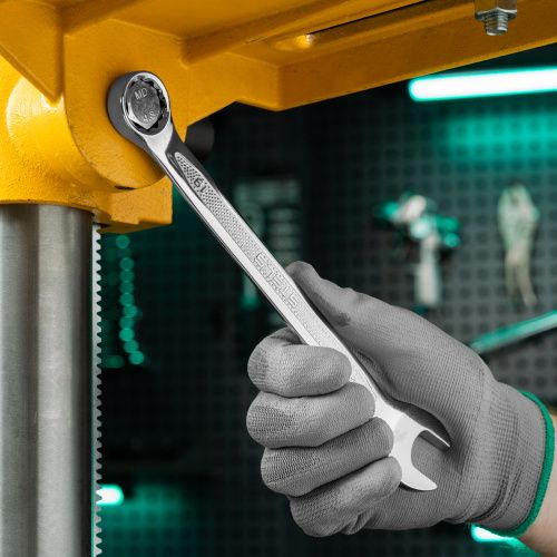 Ключ комбинированный, 19 мм, CrV, антислип Stels купить в Москве с доставкой по всей России | ProtosMarket.ru