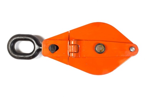 Блок монтажный однорольный с  ушком TOR HQG(L) K1-10,0 т с откидной щекой (G) купить в Москве с доставкой по всей России | ProtosMarket.ru