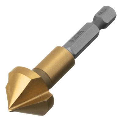 Зенковка конусная под М10, HSS, по металлу, 6-гранный хвостовик Denzel купить в Москве с доставкой по всей России | ProtosMarket.ru